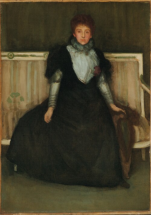 Green and Violet, Mrs. Walter Sickert , painting by James McNeill Whistler